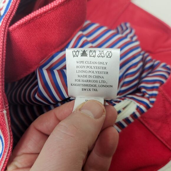 HARRODS Harry & Meghan Royal Wedding Canvas Tote Bag Sturdy Large Durable 2018 - Picture 9 of 11